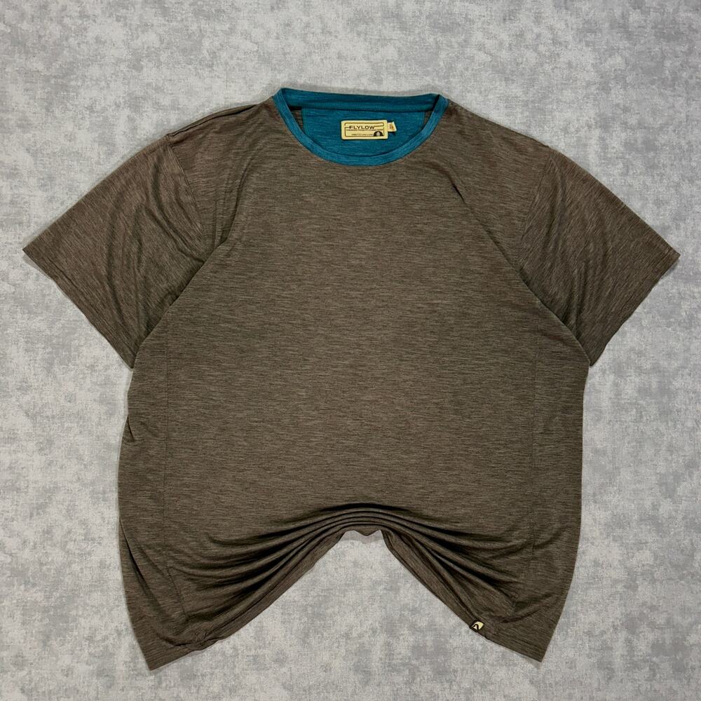 Flylow technical performance tshirt lightweight athletic short sleeve mens XL